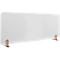 Legamaster Séparation de table pour tableau blanc Elements, acier émaillé, y compris 2 supports de pied, L 1600 x H 600 x P 11 mm